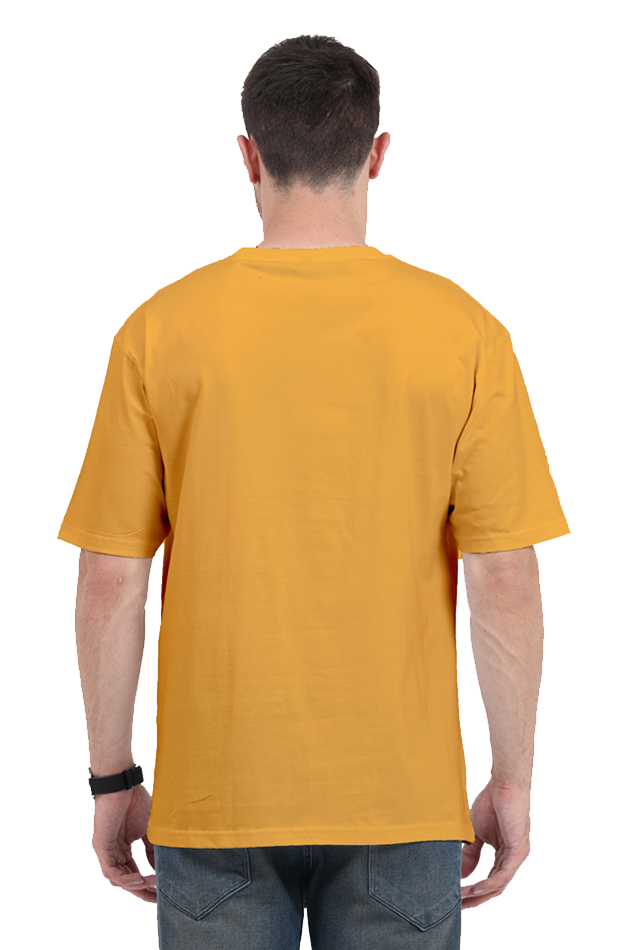 Soft-Touch Oversized T-Shirt in Bio-Washed Cotton Fabric