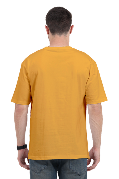 Soft-Touch Oversized T-Shirt in Bio-Washed Cotton Fabric