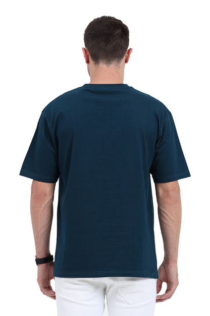 Soft-Touch Oversized T-Shirt in Bio-Washed Cotton Fabric