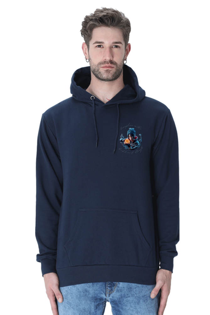 330 GSM Anime Hoodie with Iconic Quotes