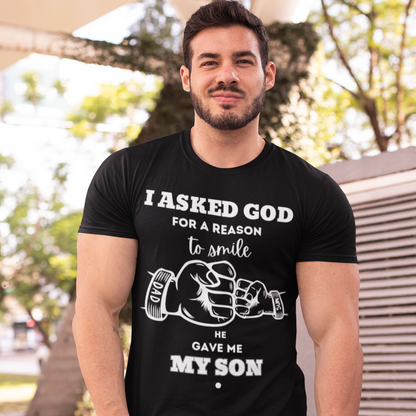 Premium Father-Son Bond T-Shirt - Heartfelt Quote, 100% Cotton Comfort