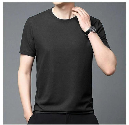 Pack of 5 Men's Polyester Stretchable Solid Polo T-Shirts - Comfortable & Stylish Casual Wear