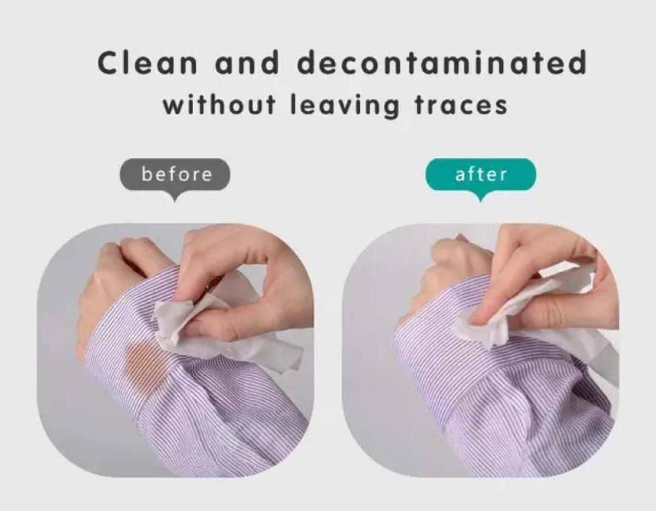 Instant Clothing Stain Remover Wipes – Quick & Effective Cleaning Solution