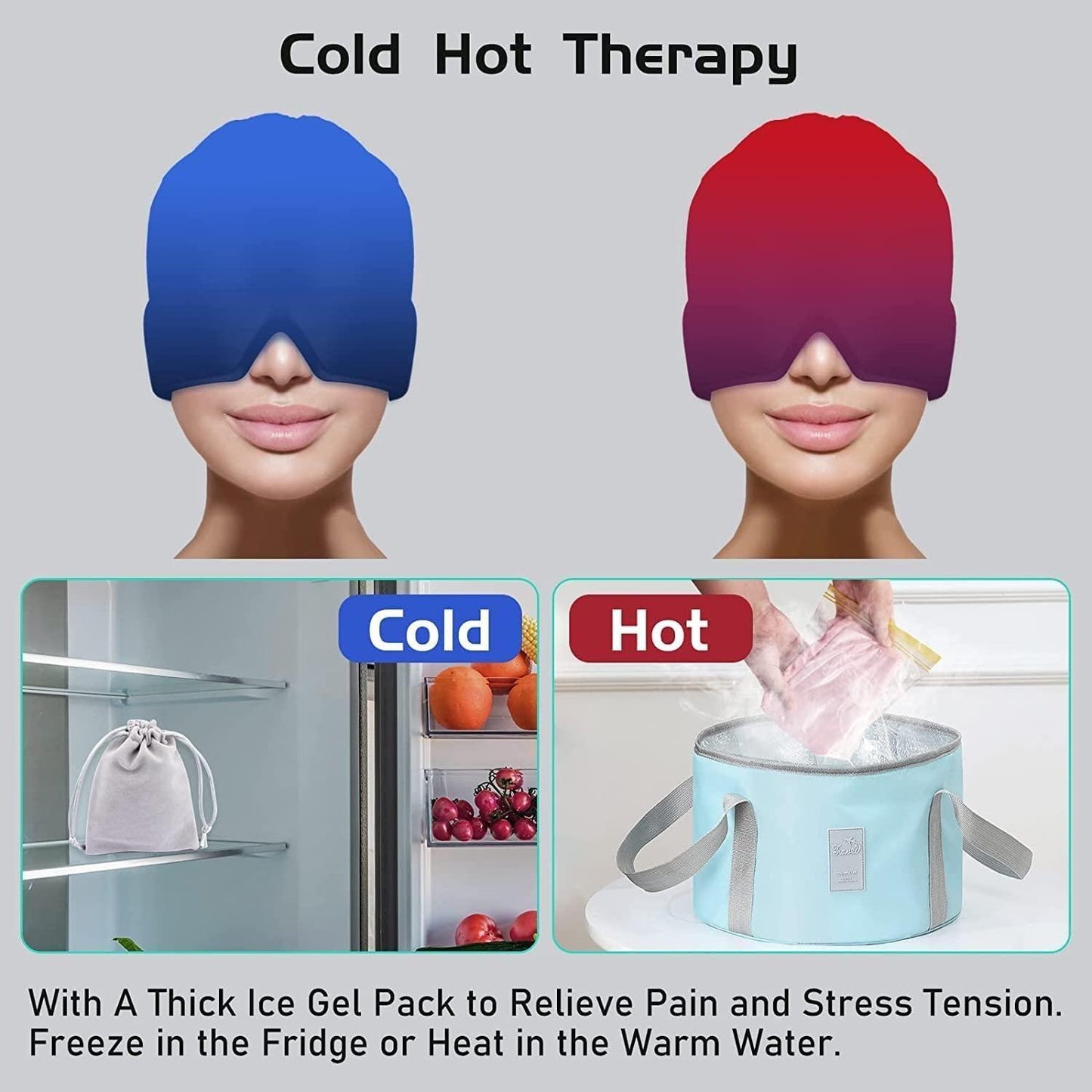 Cooling Migraine & Headache Relief Cap